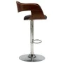 Küchenhocker 2 Stück gebogenes Holz und grauer Stoff von vidaXL, Küchenhocker - Ref: Foro24-3052713, Preis: 257,39 €, Rabatt: %