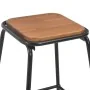 Küchenhocker 4 Stück aus massivem Kiefernholz und schwarzem Stahl von vidaXL, Küchenhocker - Ref: Foro24-3054556, Preis: 184,...