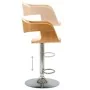 Küchenhocker, 2 Stück, gebogenes Holz, cremefarbenes Kunstleder von vidaXL, Küchenhocker - Ref: Foro24-3052714, Preis: 259,09...