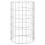 Runder Gabionenpfosten aus verzinktem Stahl Ø30x50 cm von vidaXL, Zaunpaneele - Ref: Foro24-152011, Preis: 29,78 €, Rabatt: %