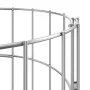Runder Gabionenpfosten aus verzinktem Stahl Ø30x50 cm von vidaXL, Zaunpaneele - Ref: Foro24-152011, Preis: 29,78 €, Rabatt: %
