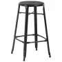 Kitchen stools 4 units black steel by vidaXL, Kitchen stools - Ref: Foro24-3054558, Price: 278,94 €, Discount: %