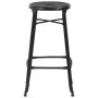 Kitchen stools 4 units black steel by vidaXL, Kitchen stools - Ref: Foro24-3054558, Price: 278,94 €, Discount: %