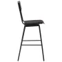 Taburetes de cocina 4 uds madera contrachapada y acero negro de vidaXL, Taburetes de cocina - Ref: Foro24-3054566, Precio: 40...