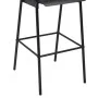 Taburetes de cocina 4 uds madera contrachapada y acero negro de vidaXL, Taburetes de cocina - Ref: Foro24-3054566, Precio: 40...