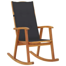 Rocking chair with solid acacia wood cushions by vidaXL, Garden chairs - Ref: Foro24-3064179, Price: 195,77 €, Discount: %