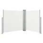 Toldo lateral retráctil color crema 120x600 cm de vidaXL, Sombrillas - Ref: Foro24-48449, Precio: 65,00 €, Descuento: %