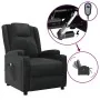 Sillón reclinable eléctrico de cuero sintético negro de vidaXL, Sillones - Ref: Foro24-3073788, Precio: 254,52 €, Descuento: %
