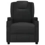 Sillón reclinable eléctrico de cuero sintético negro de vidaXL, Sillones - Ref: Foro24-3073788, Precio: 254,52 €, Descuento: %