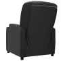 Sillón reclinable eléctrico de cuero sintético negro de vidaXL, Sillones - Ref: Foro24-3073788, Precio: 254,52 €, Descuento: %