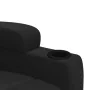 Sillón reclinable eléctrico de cuero sintético negro de vidaXL, Sillones - Ref: Foro24-3073788, Precio: 254,52 €, Descuento: %