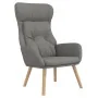 Sillón de relax con taburete tela gris claro de vidaXL, Sillones - Ref: Foro24-3097750, Precio: 150,10 €, Descuento: %