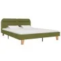 Estructura de cama con LED tela verde 180x200 cm de vidaXL, Camas y somieres - Ref: Foro24-280910, Precio: 131,81 €, Descuent...