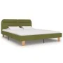 Estructura de cama con LED tela verde 180x200 cm de vidaXL, Camas y somieres - Ref: Foro24-280910, Precio: 131,81 €, Descuent...