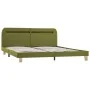 Estructura de cama con LED tela verde 180x200 cm de vidaXL, Camas y somieres - Ref: Foro24-280910, Precio: 131,81 €, Descuent...