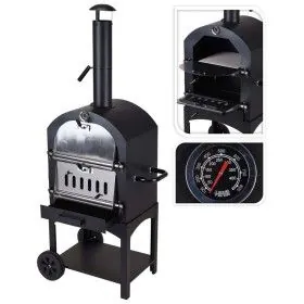 ProGarden Horno de pizza en barbacoa negro de ProGarden, Aparatos para hacer pizza - Ref: Foro24-436255, Precio: 284,88 €, De...
