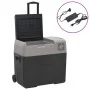 Nevera con ruedas y adaptador polipropileno negro y gris 30 L de vidaXL, Neveras - Ref: Foro24-3154635, Precio: 269,98 €, Des...