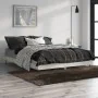 Sonoma gray engineered wood bed frame 140x190 cm by vidaXL, Beds and slatted bases - Ref: Foro24-832283, Price: 118,54 €, Dis...