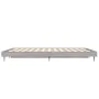 Sonoma gray engineered wood bed frame 140x190 cm by vidaXL, Beds and slatted bases - Ref: Foro24-832283, Price: 118,54 €, Dis...