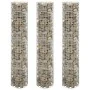 Rundes Gabionenbett 3 Einheiten aus verzinktem Stahl Ø30x150 cm von vidaXL, Töpfe und Pflanzgefäße - Ref: Foro24-152021, Prei...