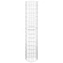 Rundes Gabionenbett 3 Einheiten aus verzinktem Stahl Ø30x150 cm von vidaXL, Töpfe und Pflanzgefäße - Ref: Foro24-152021, Prei...