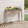 Galvanized steel planter 100.5x40.5x90 cm by vidaXL, Pots and planters - Ref: Foro24-152262, Price: 59,88 €, Discount: %
