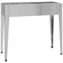 Galvanized steel planter 100.5x40.5x90 cm by vidaXL, Pots and planters - Ref: Foro24-152262, Price: 59,88 €, Discount: %