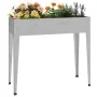 Galvanized steel planter 100.5x40.5x90 cm by vidaXL, Pots and planters - Ref: Foro24-152262, Price: 59,88 €, Discount: %