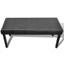 Black High Quality Artificial Leather Bench by vidaXL, Benches for halls and storage - Ref: Foro24-241104, Price: 87,10 €, Di...