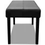 Black High Quality Artificial Leather Bench by vidaXL, Benches for halls and storage - Ref: Foro24-241104, Price: 87,10 €, Di...