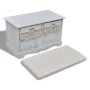 Banco de almacenaje de madera de Paulownia blanco 62x33x42 cm de vidaXL, Bancos para recibidores y almacenamiento - Ref: Foro...