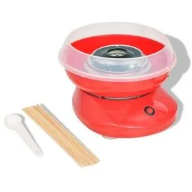 Máquina de algodón de azúcar 480 W roja de vidaXL, Máquinas de algodón dulce - Ref: Foro24-50511, Precio: 27,66 €, Descuento: %
