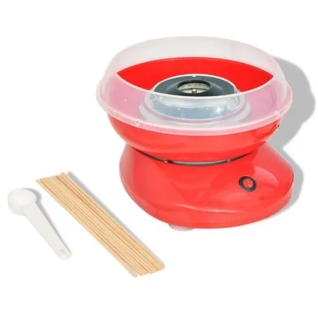 Máquina de algodón de azúcar 480 W roja de vidaXL, Máquinas de algodón dulce - Ref: Foro24-50511, Precio: 27,66 €, Descuento: %