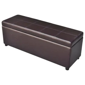 Lange braune Aufbewahrungsbank aus Holz von vidaXL, Bänke für Hallen und Lager - Ref: Foro24-241064, Preis: 161,57 €, Rabatt: %