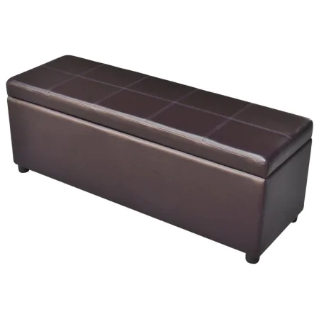 Lange braune Aufbewahrungsbank aus Holz von vidaXL, Bänke für Hallen und Lager - Ref: Foro24-241064, Preis: 161,57 €, Rabatt: %