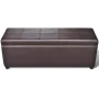 Lange braune Aufbewahrungsbank aus Holz von vidaXL, Bänke für Hallen und Lager - Ref: Foro24-241064, Preis: 161,57 €, Rabatt: %
