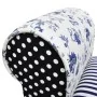 Banco patchwork azul y blanco de vidaXL, Bancos para recibidores y almacenamiento - Ref: Foro24-240881, Precio: 141,68 €, Des...