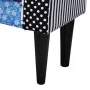 Banco patchwork azul y blanco de vidaXL, Bancos para recibidores y almacenamiento - Ref: Foro24-240881, Precio: 141,68 €, Des...