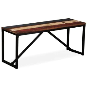 Bank aus recyceltem Massivholz, 110 x 35 x 45 cm von vidaXL, Bänke für Hallen und Lager - Ref: Foro24-244901, Preis: 109,14 €...