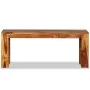 Banco de madera maciza de sheesham 110x35x45 cm de vidaXL, Bancos para recibidores y almacenamiento - Ref: Foro24-244352, Pre...