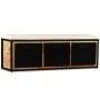 Banco almacenaje con 3 cajones madera maciza mango 120x30x40 cm de vidaXL, Bancos para recibidores y almacenamiento - Ref: Fo...
