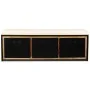 Banco almacenaje con 3 cajones madera maciza mango 120x30x40 cm de vidaXL, Bancos para recibidores y almacenamiento - Ref: Fo...