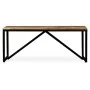 Banco de madera maciza de mango 110x35x45 cm de vidaXL, Bancos para recibidores y almacenamiento - Ref: Foro24-244902, Precio...