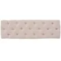 Banco de madera maciza y lino blanco crema 110x38x48 cm de vidaXL, Bancos para recibidores y almacenamiento - Ref: Foro24-245...