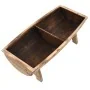 Solid wood and fabric storage bench 103x51x44 cm by vidaXL, Benches for halls and storage - Ref: Foro24-245767, Price: 214,10...