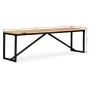 Solid mango wood bench 160x35x45 cm by vidaXL, Benches for halls and storage - Ref: Foro24-244904, Price: 214,98 €, Discount: %