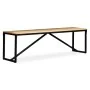 Solid mango wood bench 160x35x45 cm by vidaXL, Benches for halls and storage - Ref: Foro24-244904, Price: 214,98 €, Discount: %