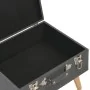 Stoff-Aufbewahrungshocker 40 cm dunkelgrau von vidaXL, Bänke für Hallen und Lager - Ref: Foro24-247520, Preis: 51,76 €, Rabat...