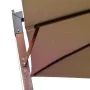 Sombrilla colgante con palo madera maciza abeto gris taupe 3x3m de vidaXL, Sombrillas - Ref: Foro24-313775, Precio: 138,16 €,...