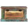 Banco zapatero de madera maciza reciclada de vidaXL, Bancos para recibidores y almacenamiento - Ref: Foro24-244832, Precio: 2...
